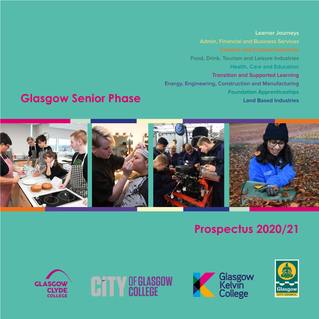 Glasgow Senior Phase Prospectus 2020/21