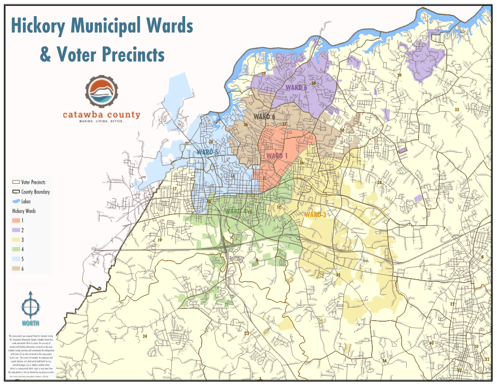 City of Hickory Wards