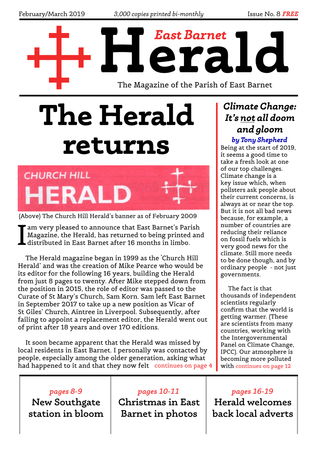 Heraldeast Barnet the Magazine of the Parish of East Barnet