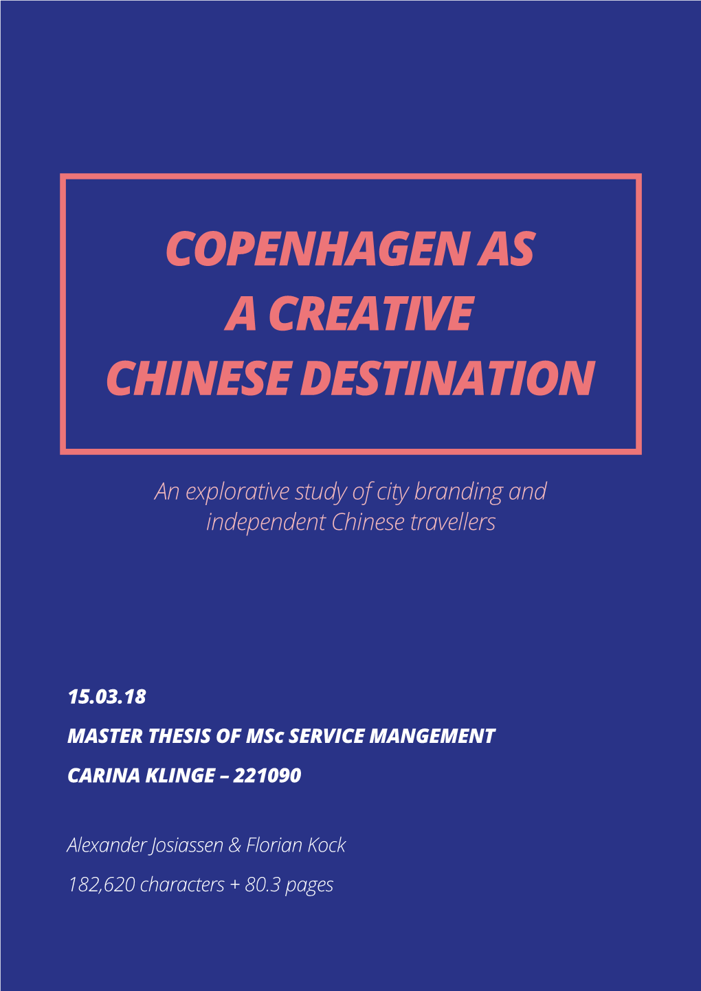 Copenhagen As a Creative Chinese Destination