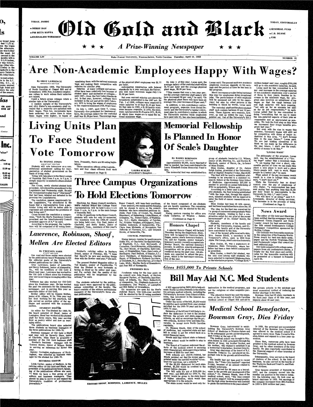 Are Non-Academic Employees Happy with Wages?