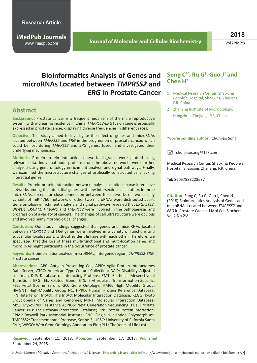 Cbioinformatics Analysis of Genes and Micrornas Located Between
