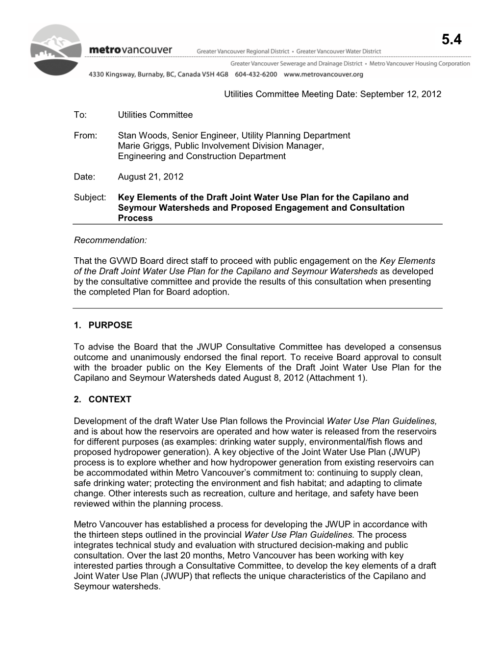 Water Supply Update 2003