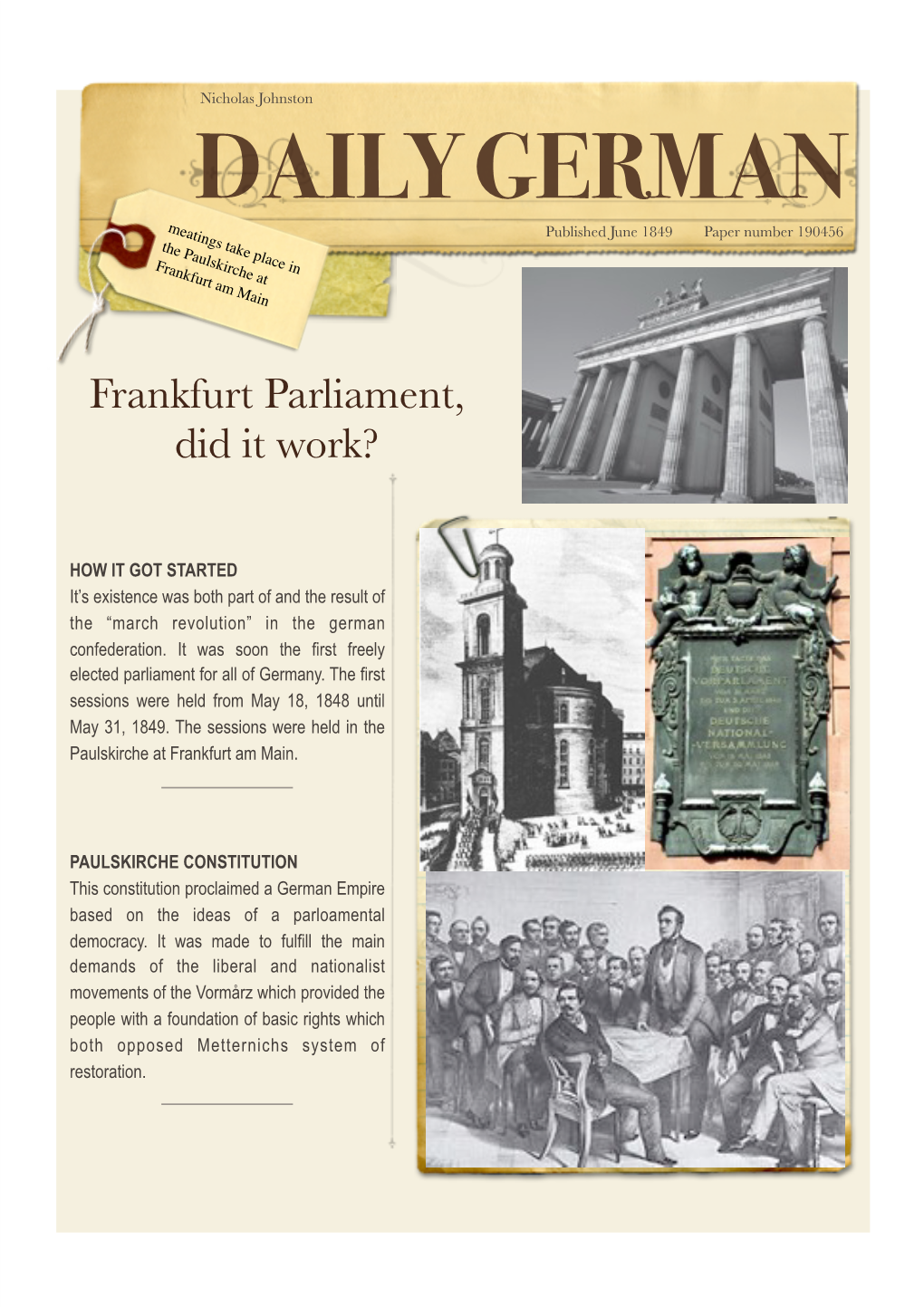 Frankfurt Parliament, Did It Work?