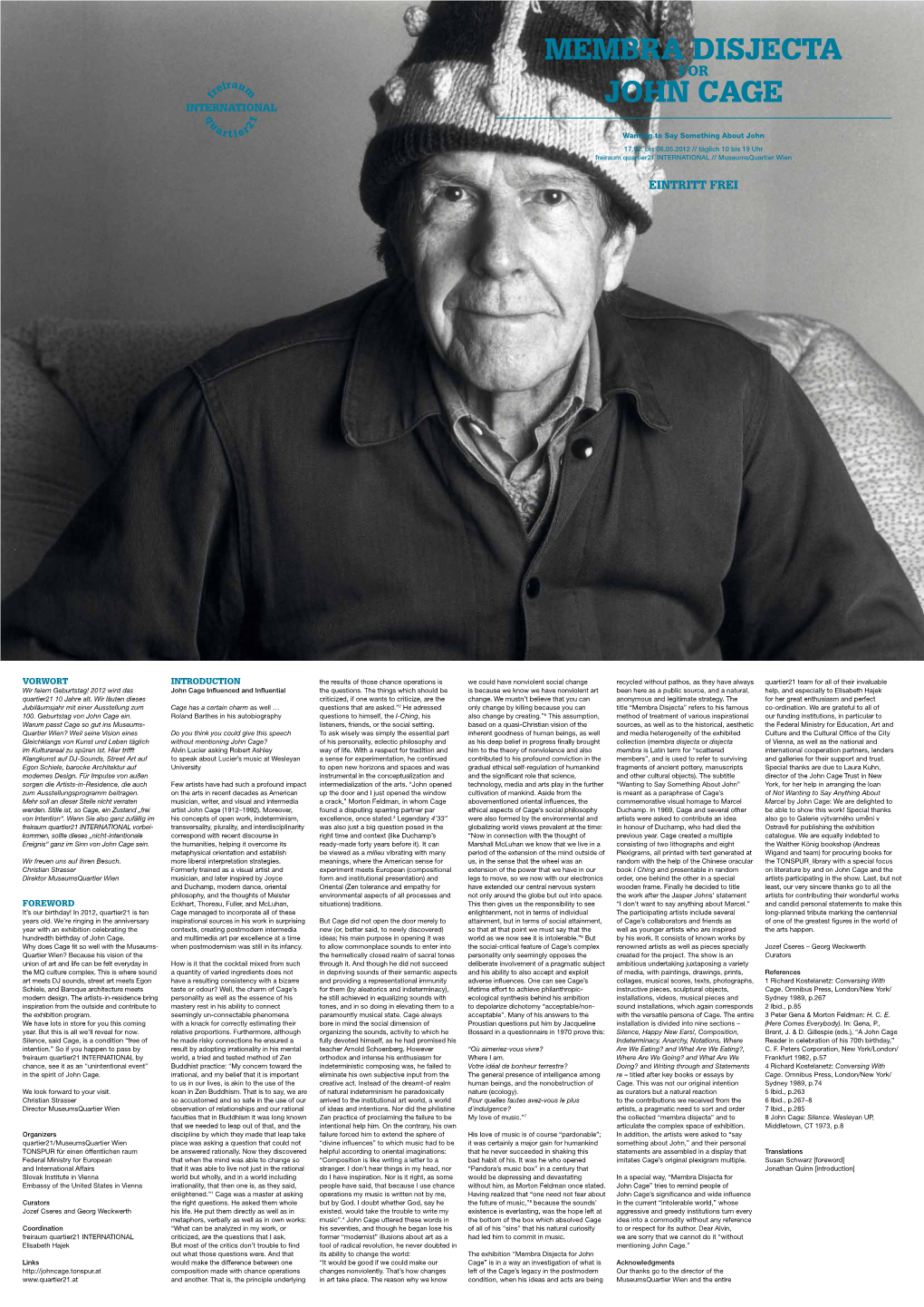 Membra Disjecta John Cage