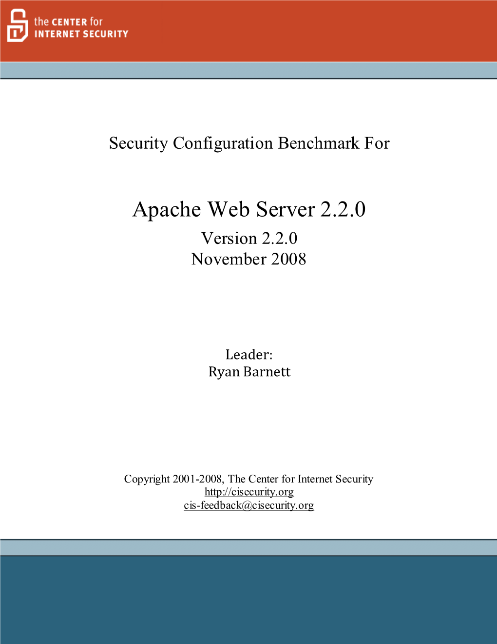 CIS Apache Benchmark V2