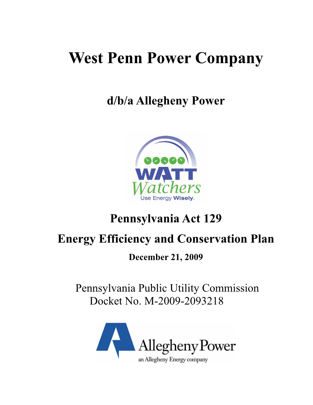 West Penn Power Company