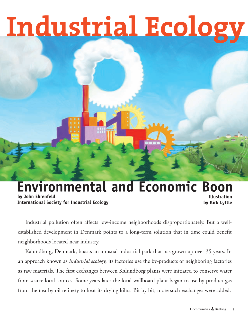 Industrial Ecology: Environmental and Economic Boon