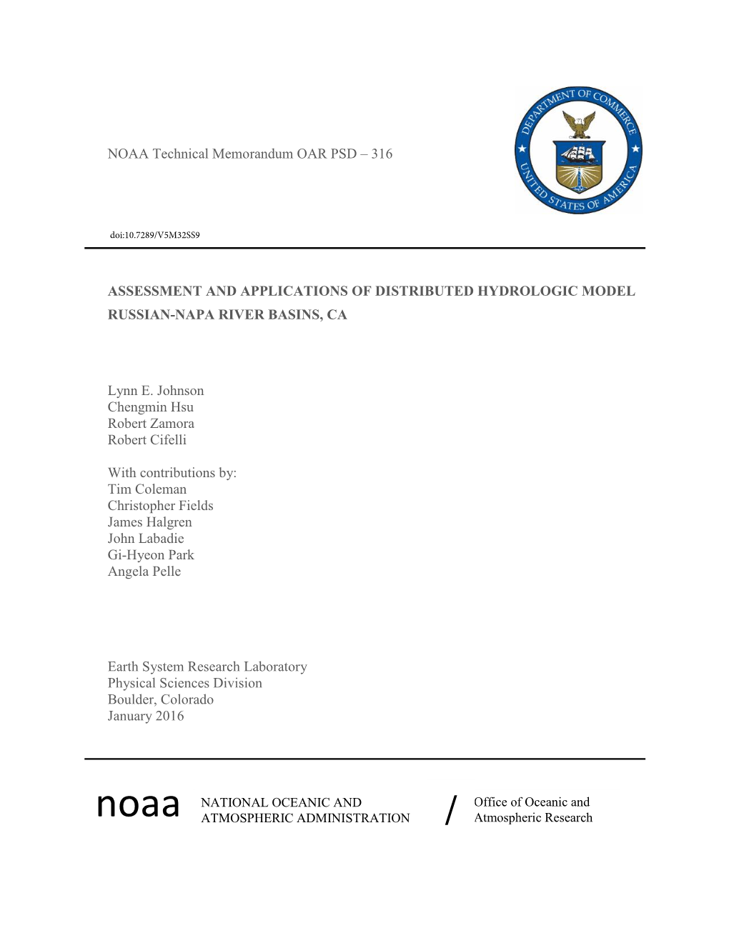 RUSSIAN-NAPA RIVERS DISTRIBUTED HYDROLOGIC MODEL 3.1 Description of Model 21 3.2 Base Data 25 3.3 Precipitation 32 3.4 Soil Moisture 37 3.5 Evapotranspiration 42 4