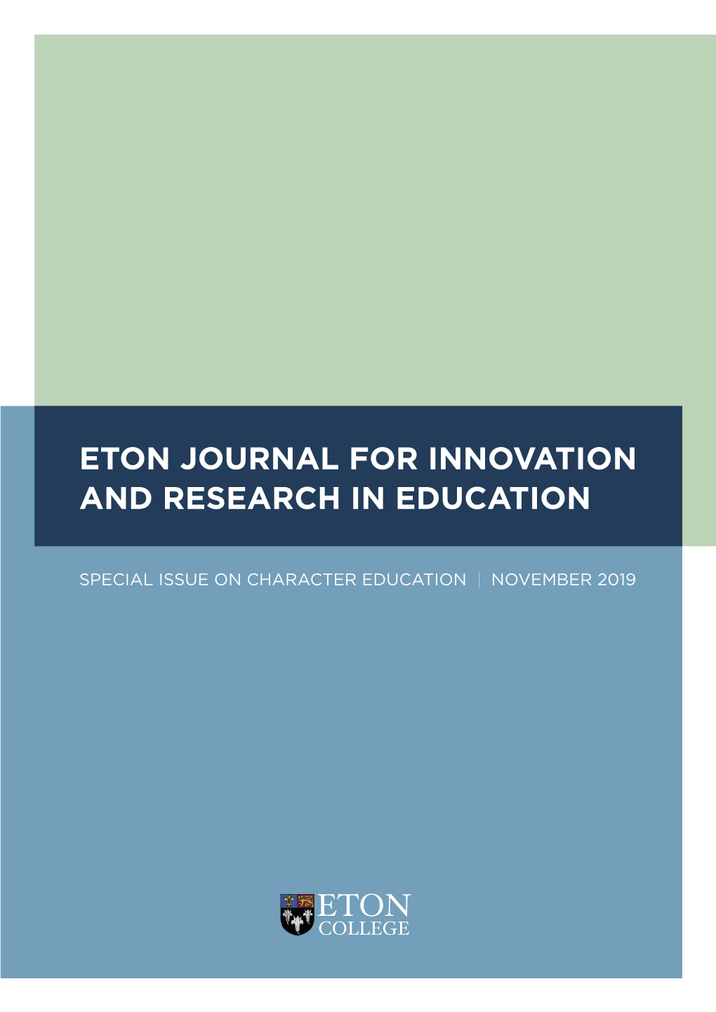 Eton Journal for Innovation and Research in Education