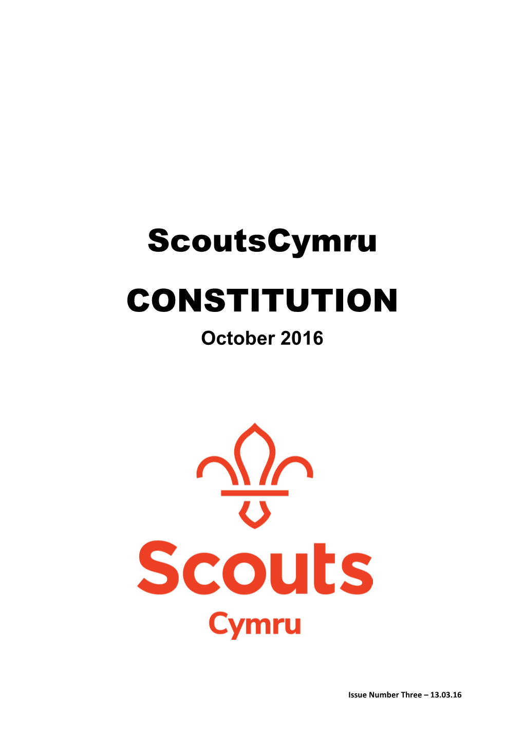 Scoutscymru CONSTITUTION October 2016