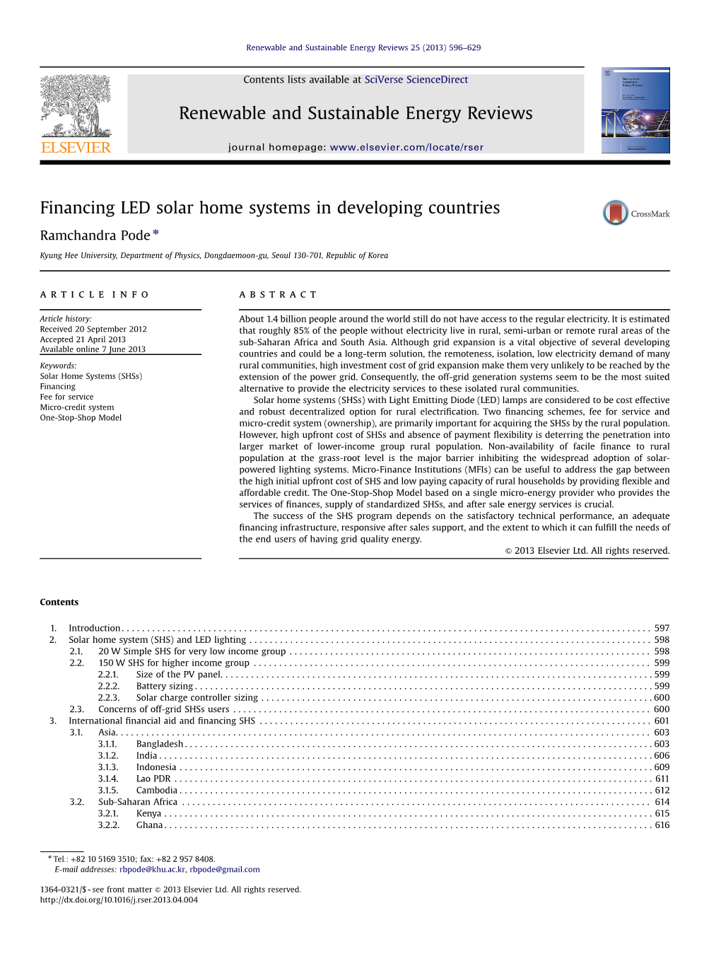 Financing LED Solar Home Systems in Developing Countries.Pdf