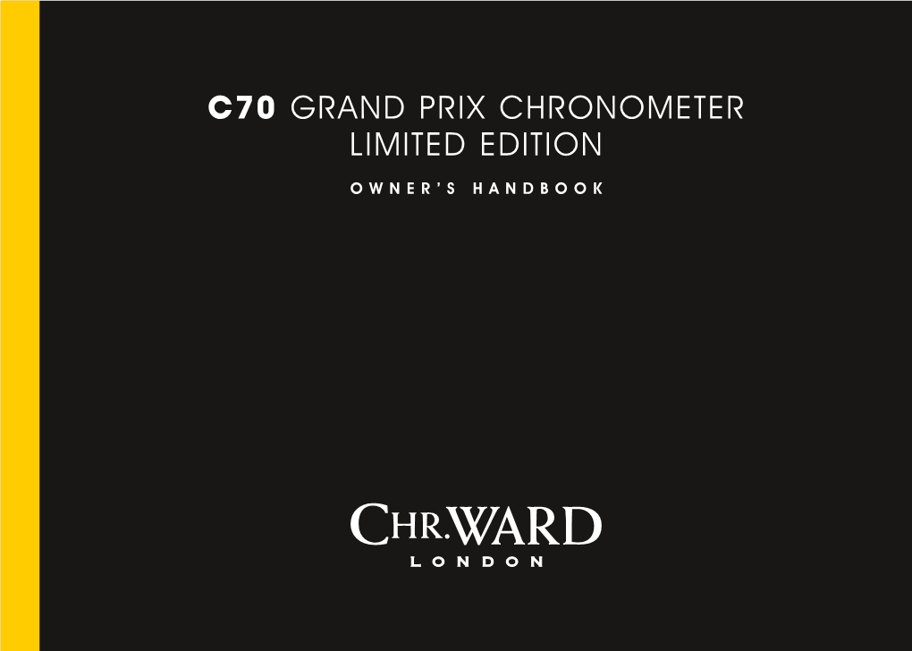 C70 Grand Prix CHRONOMETER LIMITED EDITION