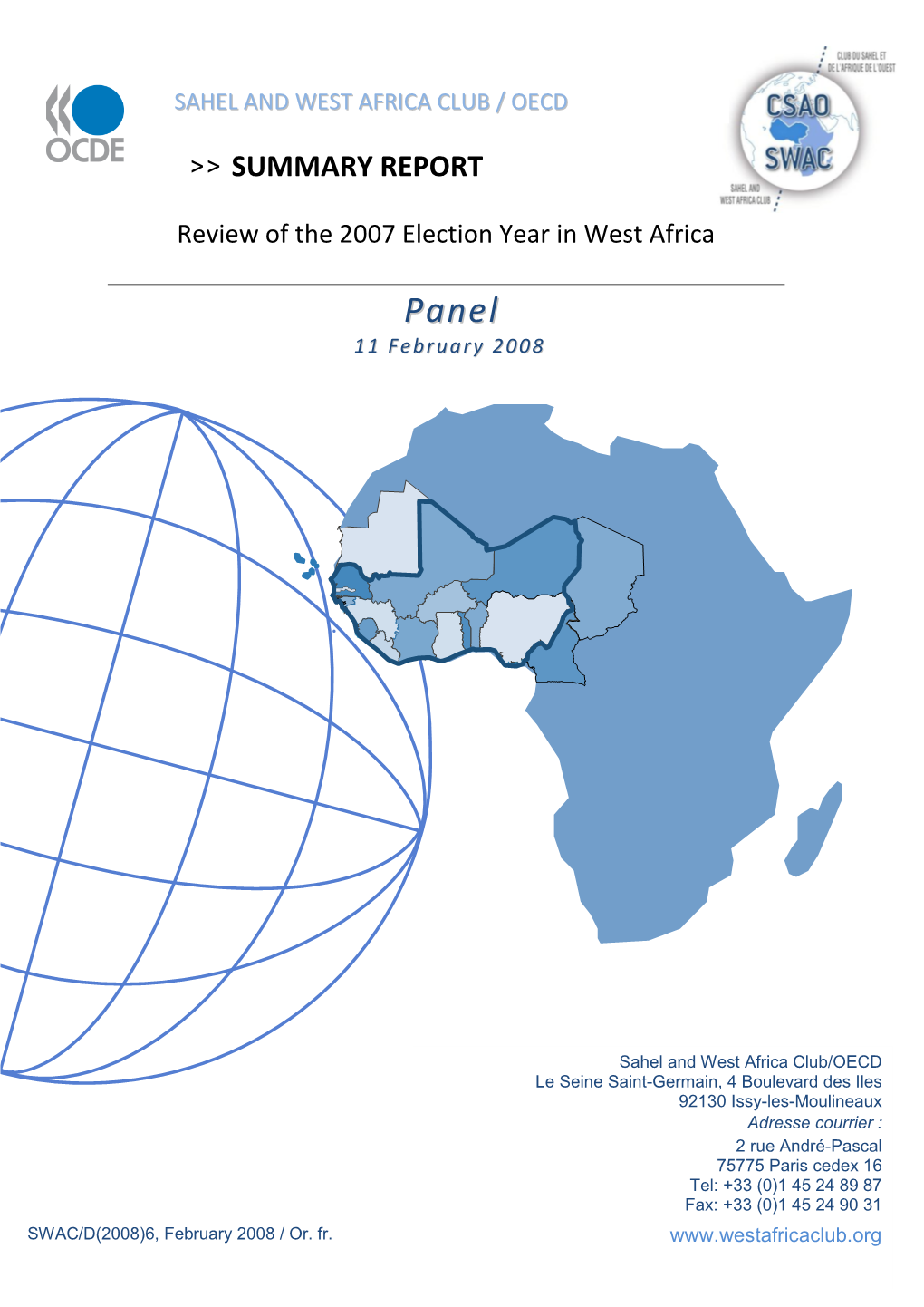 Review of the 2007 Election Year in West Africa