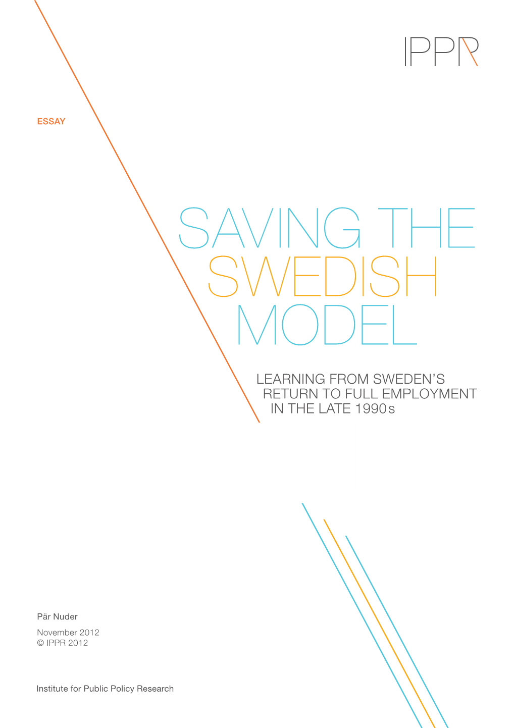 Saving the Swedish Model