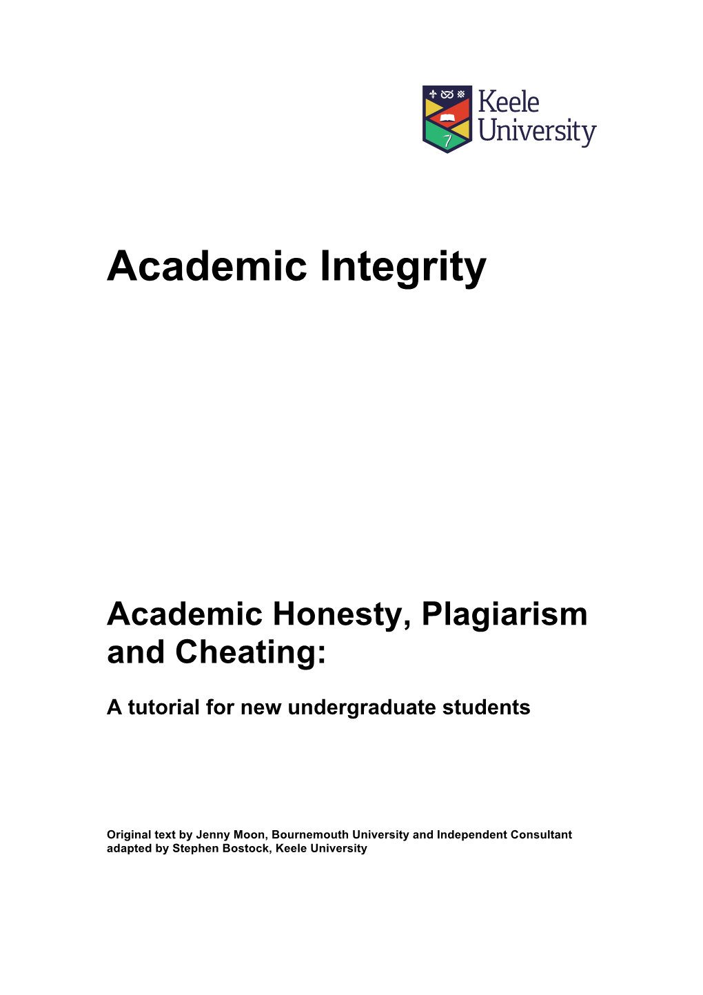 Academic Integrity