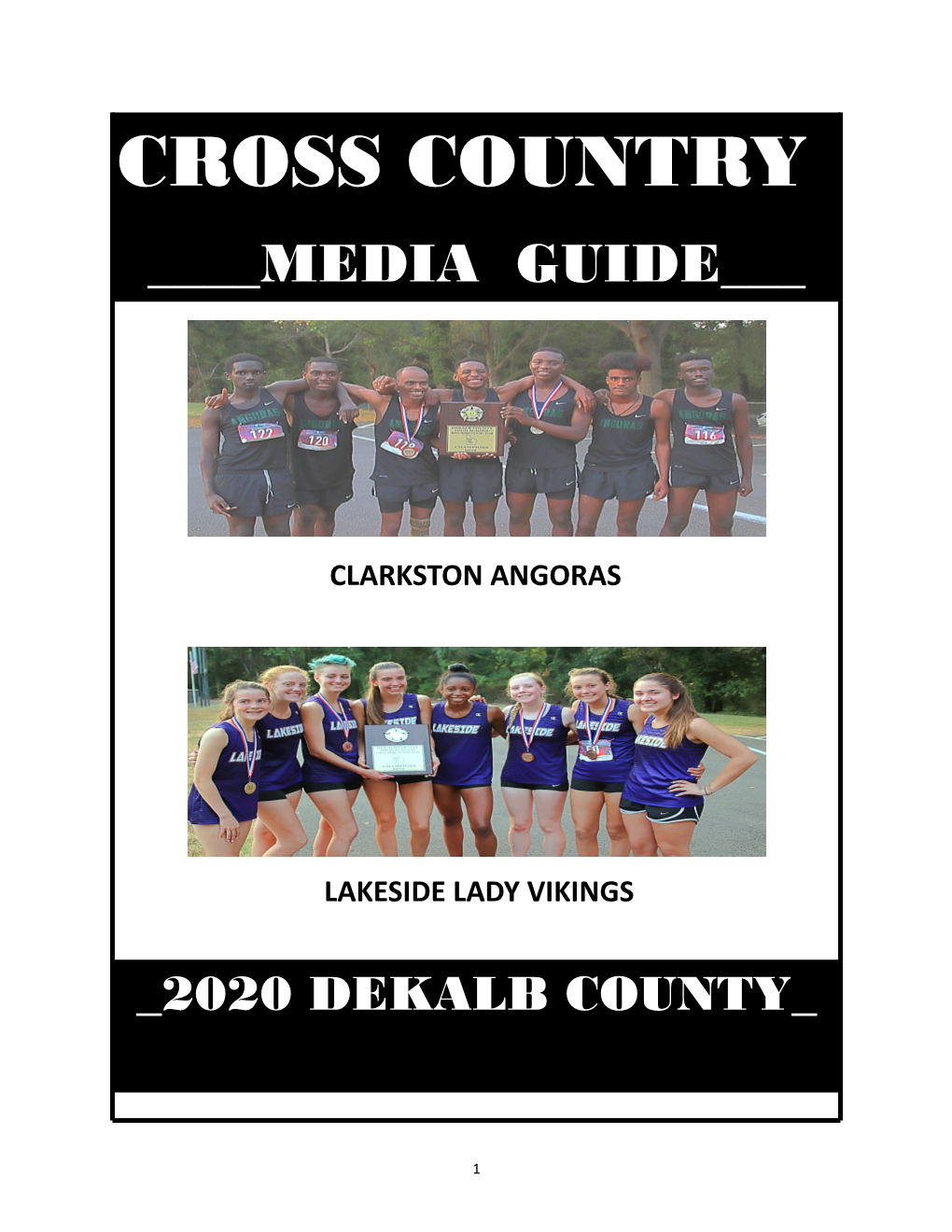 Cross Country Media Guide