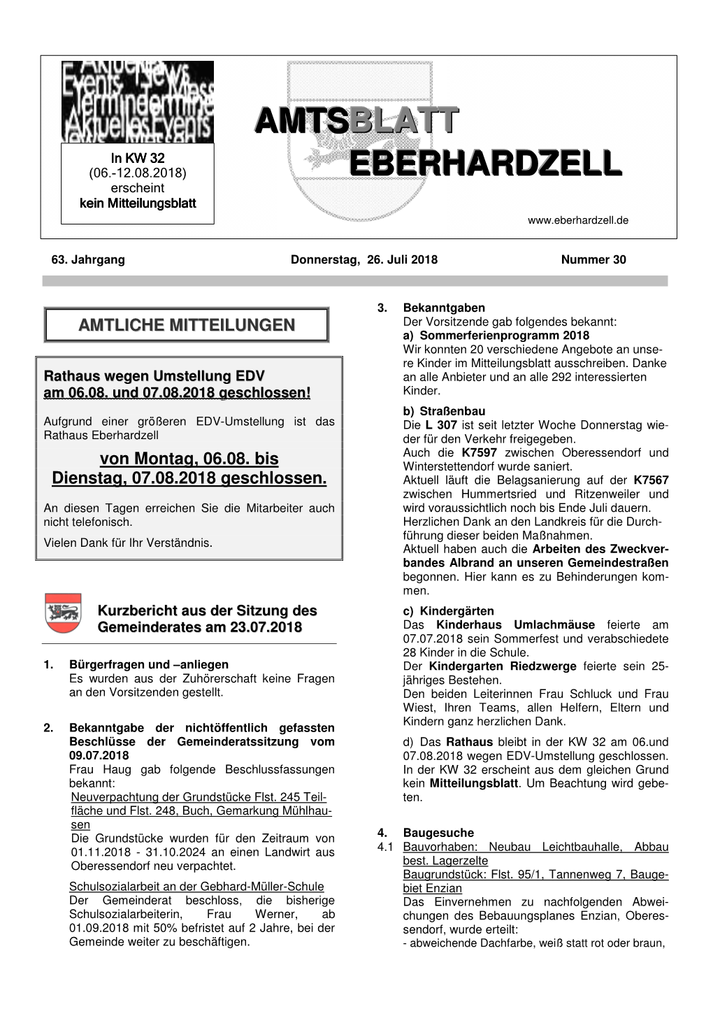 Amtsblatt Nr 30-2018