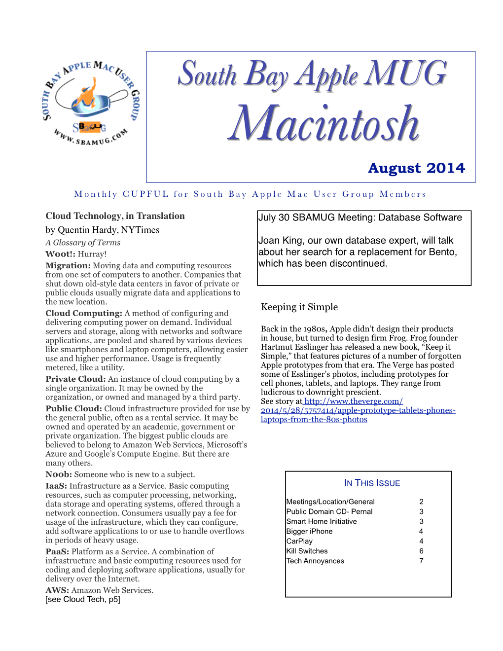 Macintosh August 2014