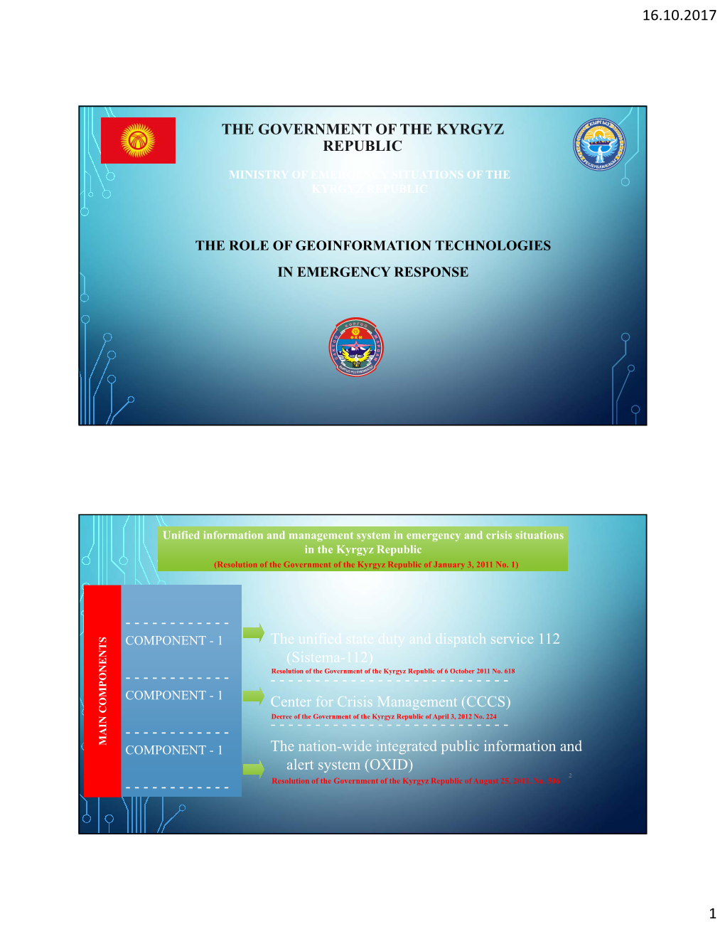 The Government of the Kyrgyz Republic