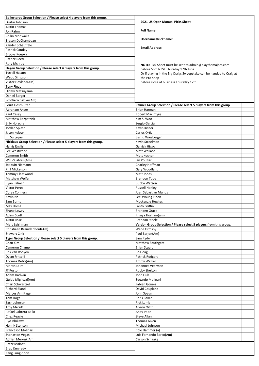 Picks-Sheet-2021-US-Open.Pdf