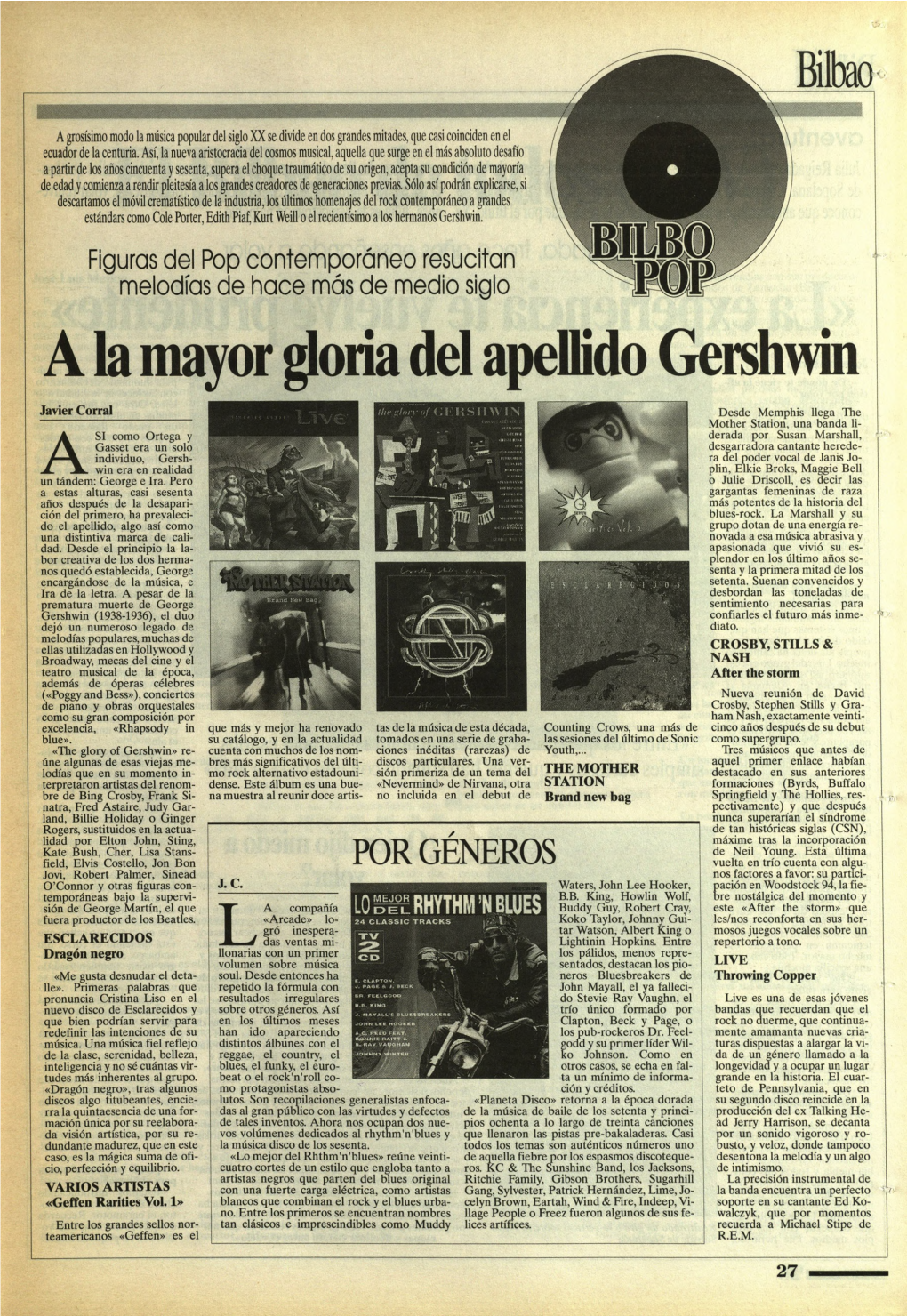 A La Mayor Gloría Del Apellido Gershwin L