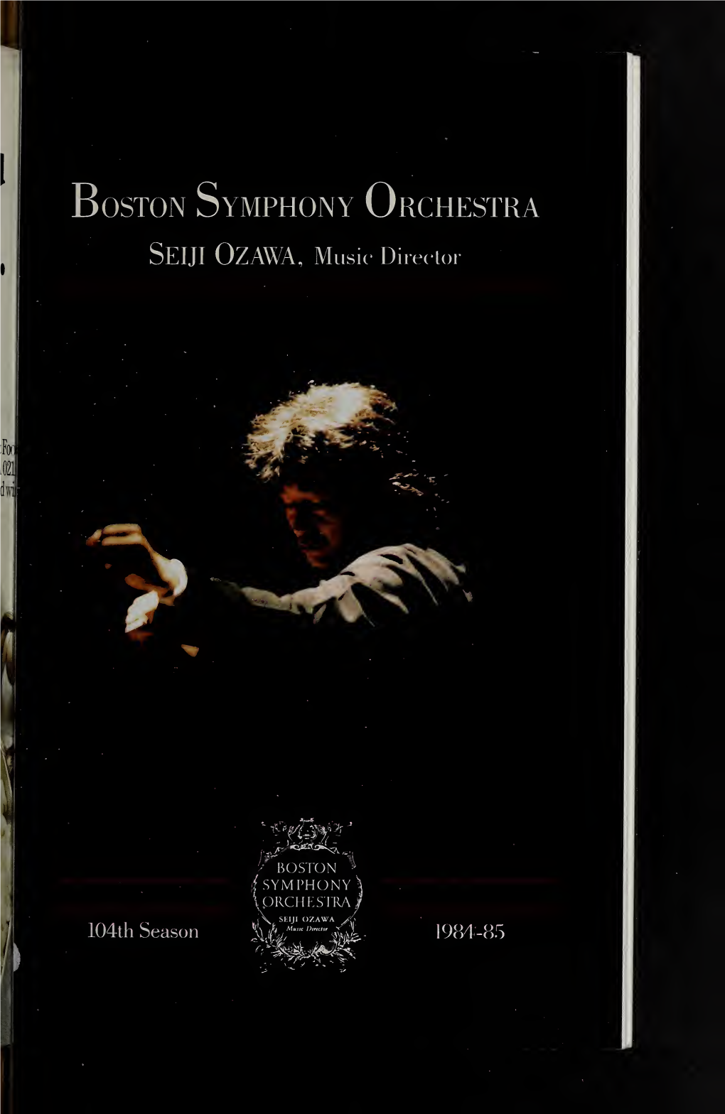 Boston Symphony Orchestra Concert Programs, Season 104, 1984