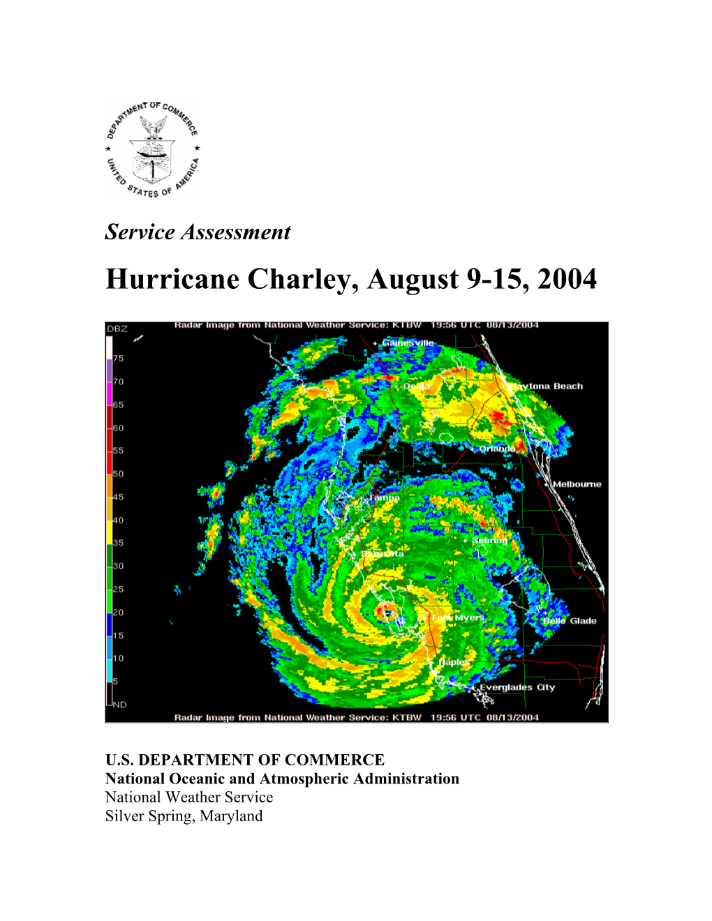 Hurricane Charley, August 9-15, 2004