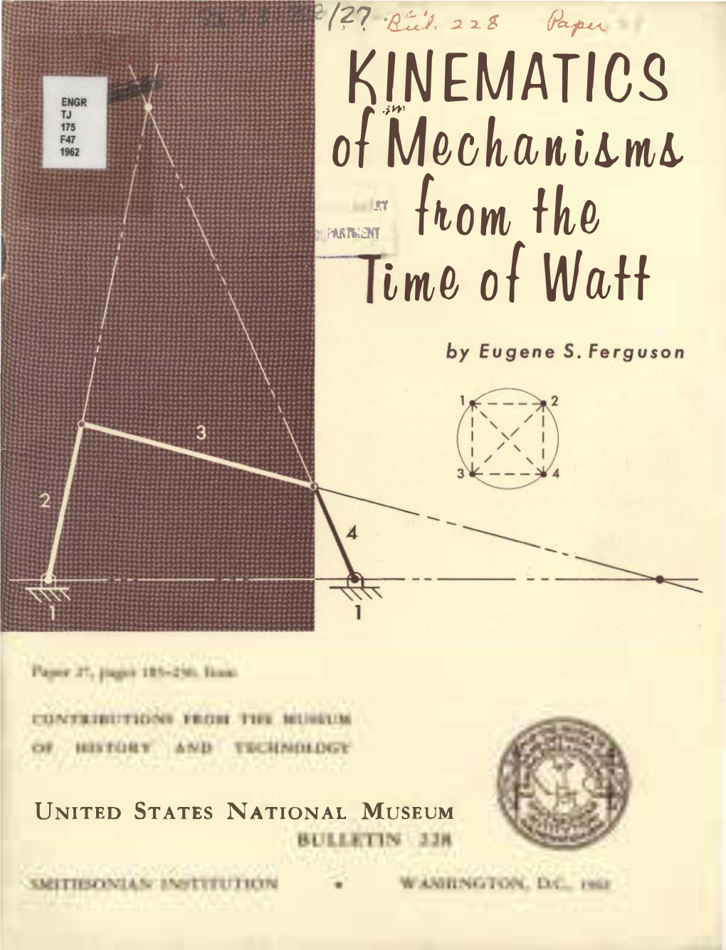 Kinematics of Mechanisms from the Time of Watt