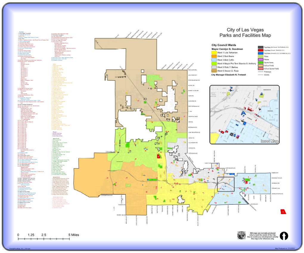 City of Las Vegas Parks and Facilities