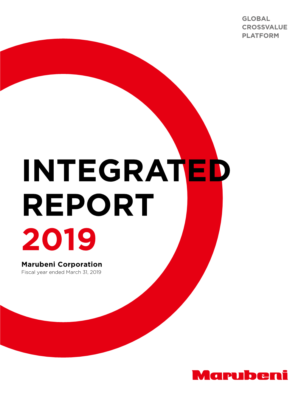Marubeni Integrated Report 2019
