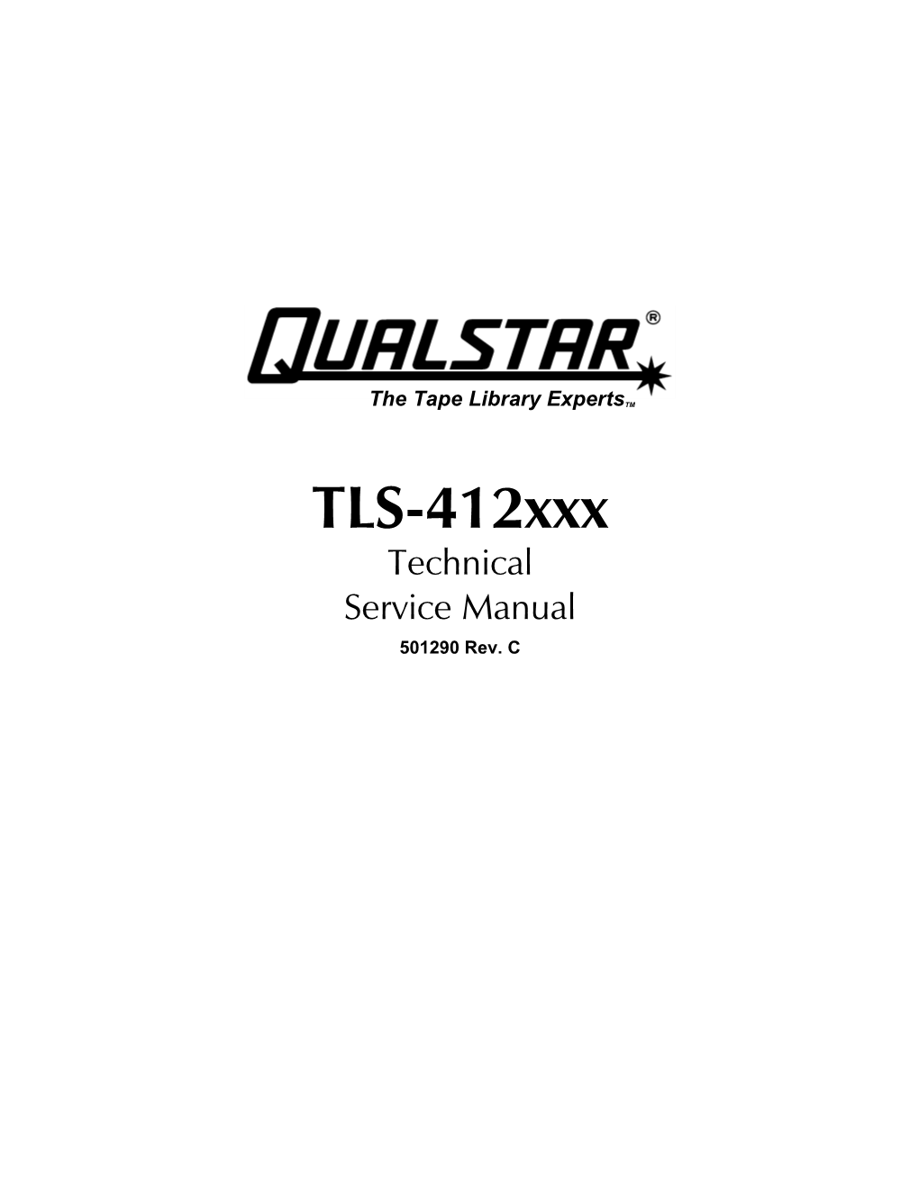 TLS-412Xxx Technical Service Manual 501290 Rev