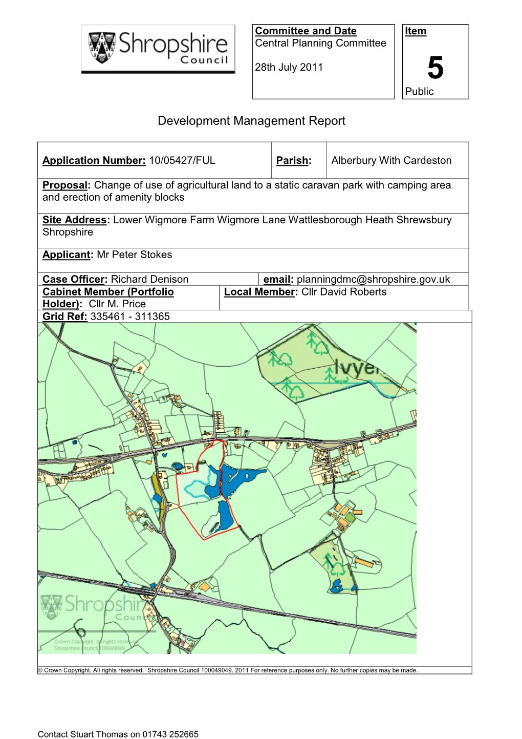 Development Management Report