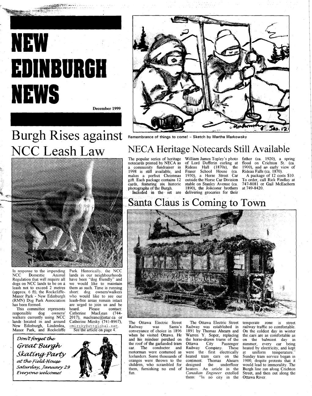 NEW EDINBURGH NEWS December 1999