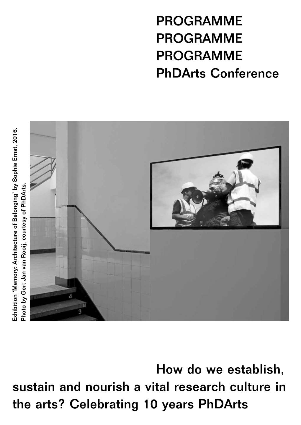 PROGRAMME PROGRAMME PROGRAMME Phdarts Conference