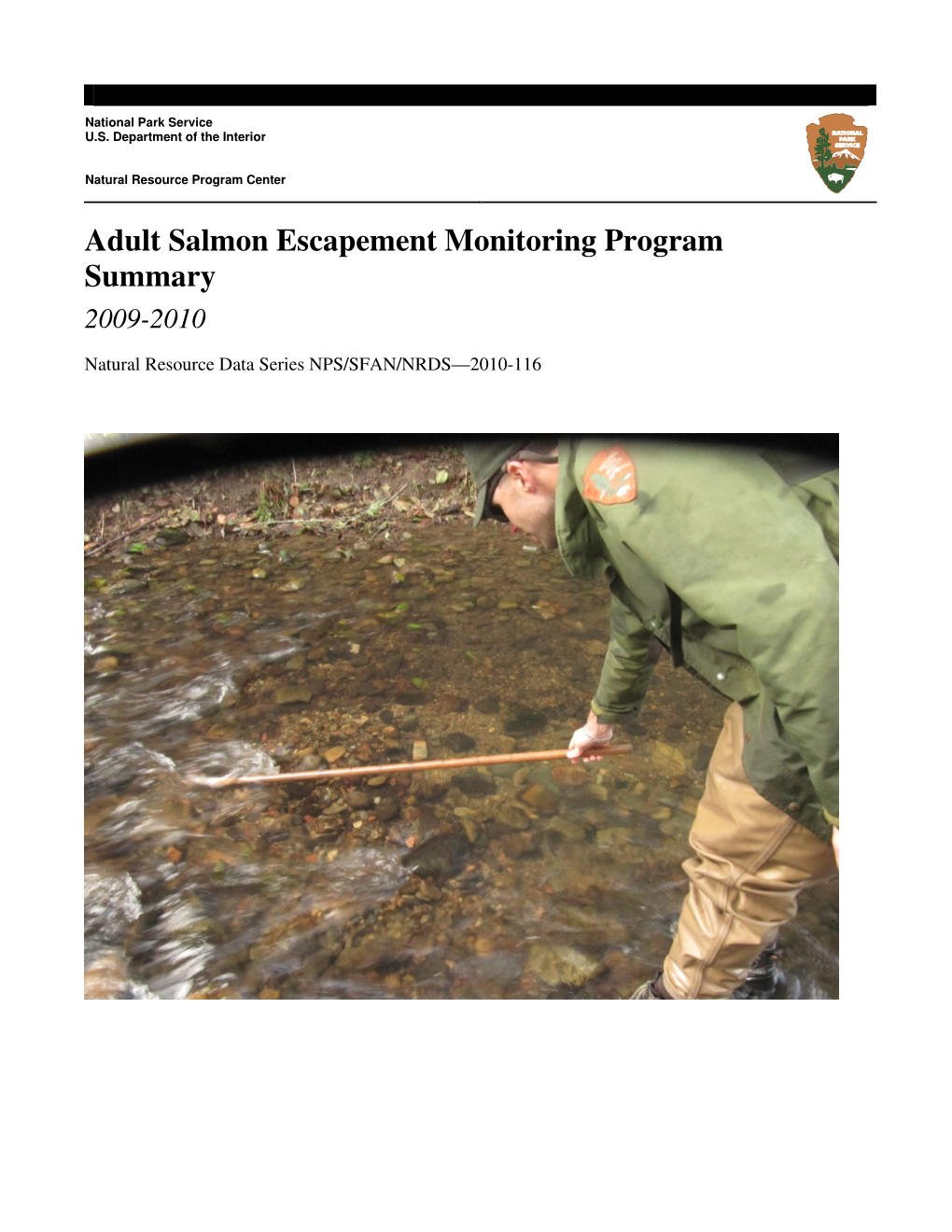 Adult Salmon Escapement Monitoring Program Summary 2009-2010