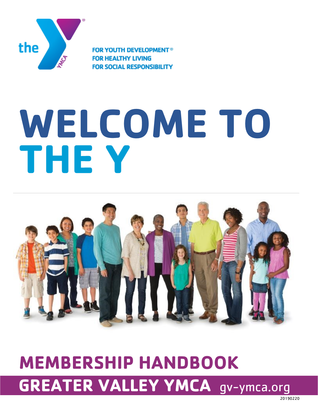 Greater Valley YMCA Membership Handbook