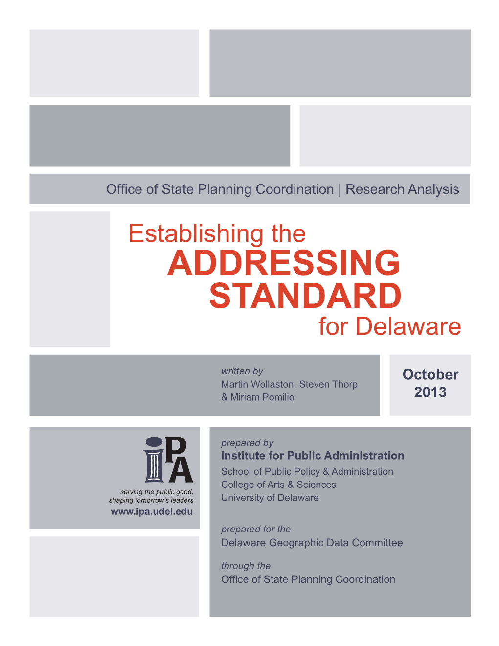 Statewide Addressing Document