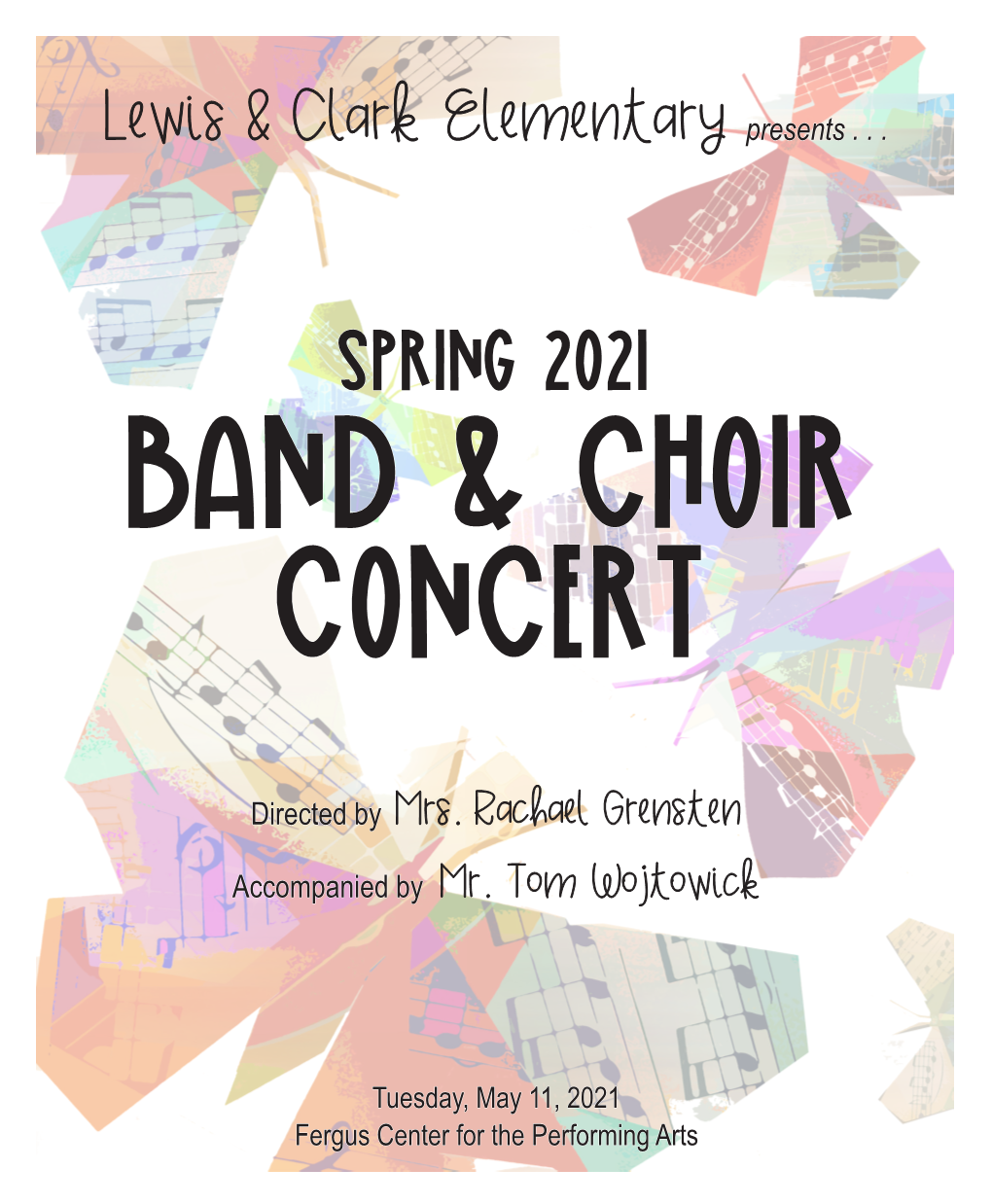 Spring 2021 Band & Choir Concert