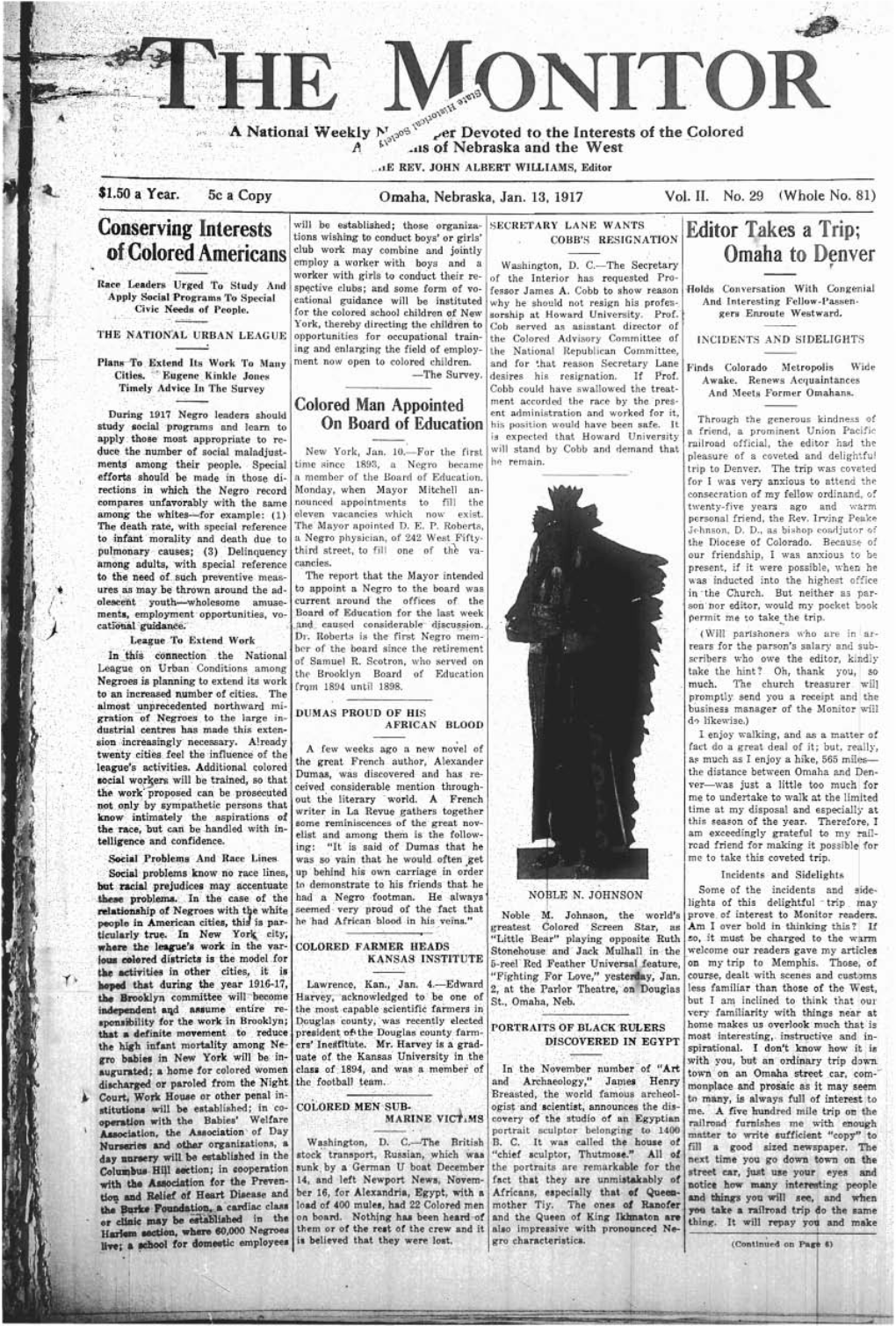 Omaha Monitor January 13 1917