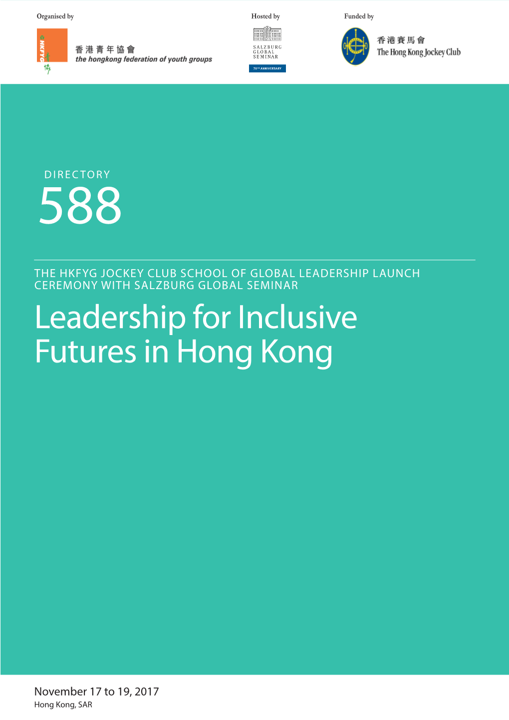 Leadership for Inclusive Futures in Hong Kong