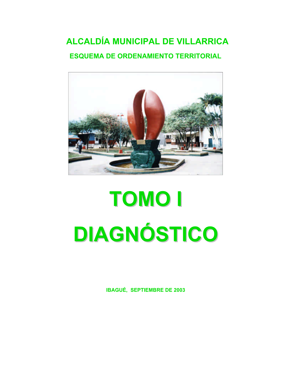 Tomo I Diagnostico Villarrica