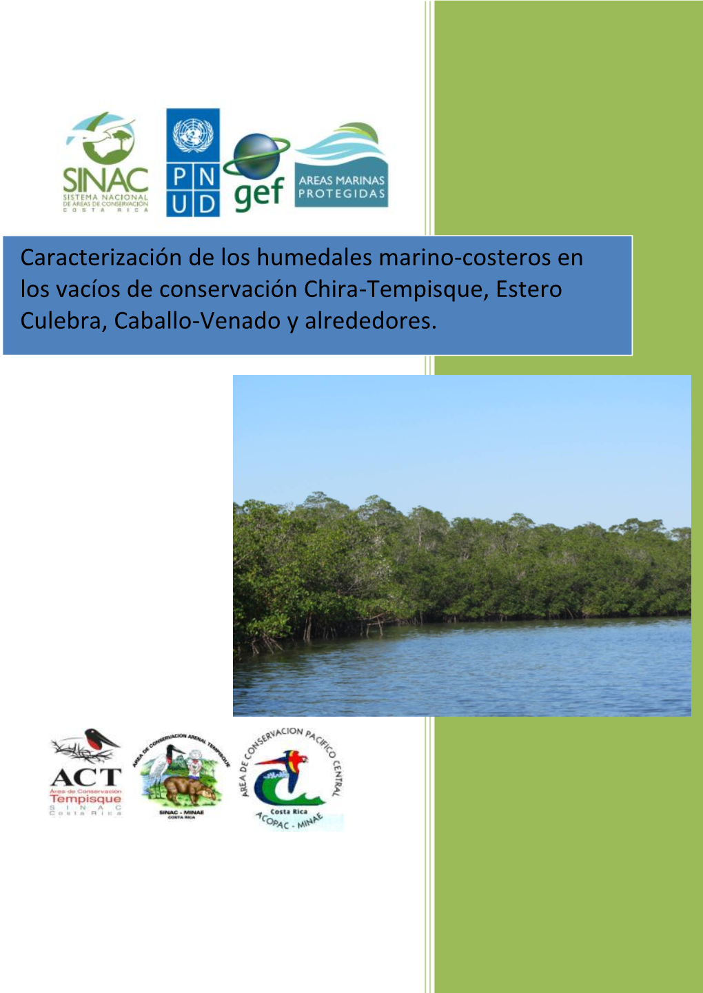 Caracterización Humedales Marino Costeros Vacío Conservación Chira