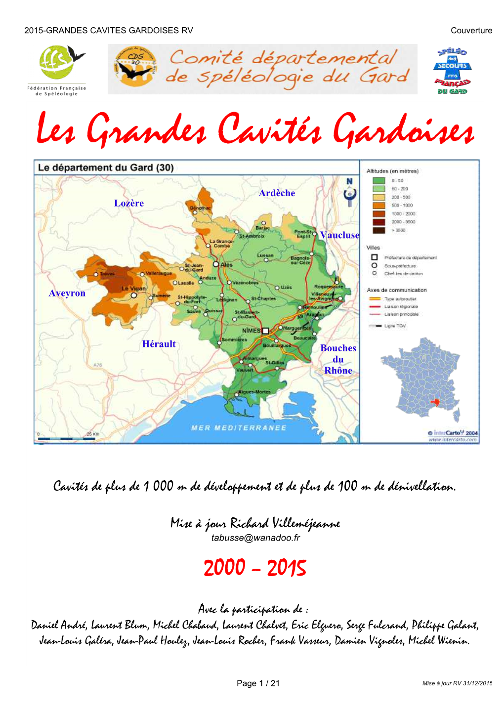 Les Grandes Cavités Gardoises