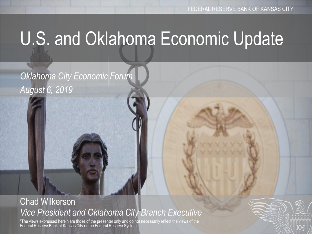 Pdf U.S. and Oklahoma Economic Outlook