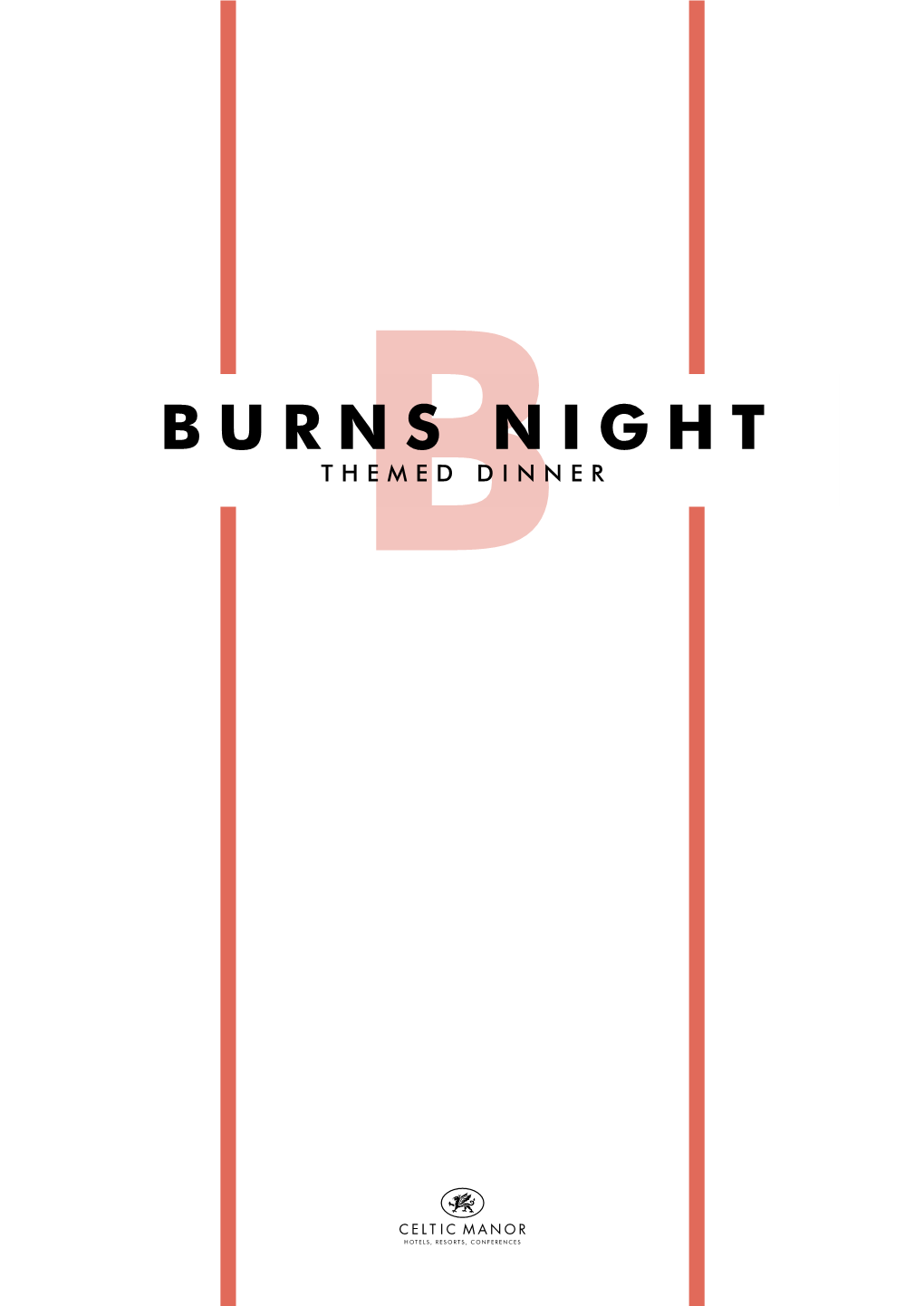 Burns Night Themed Dinner Dinner Menu Friday 25Th January 2019