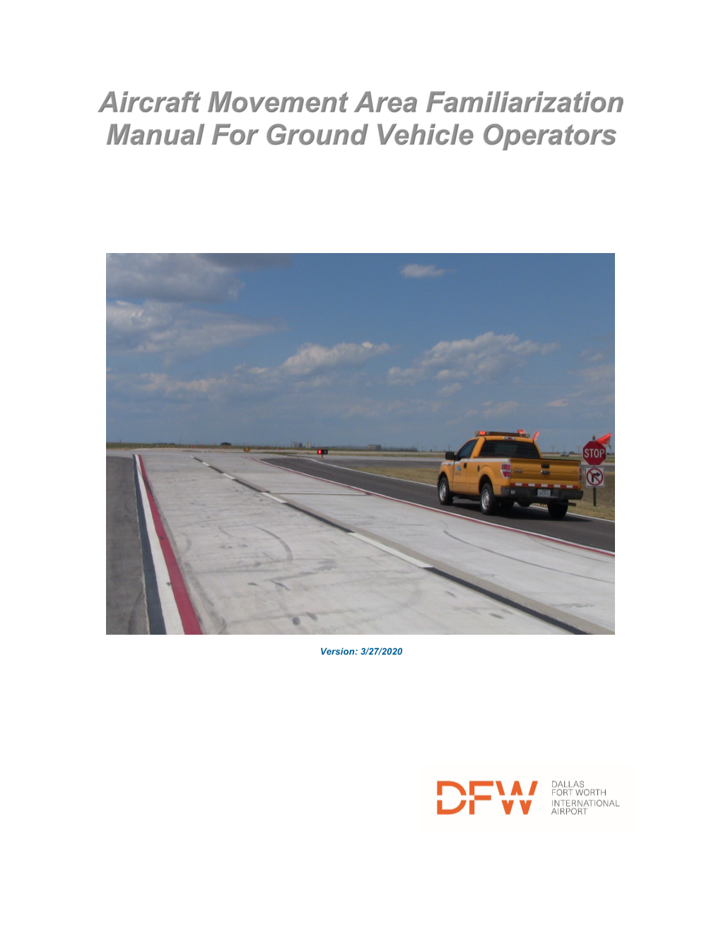 Ground Vehicle AOA Familarization Manual