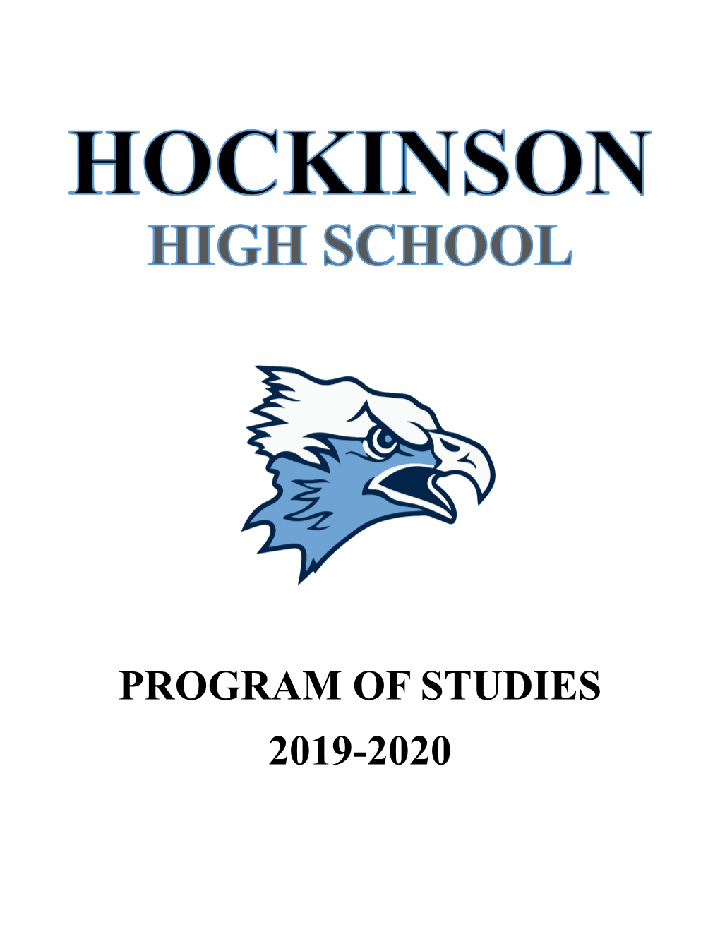 Program of Studies 2019-2020