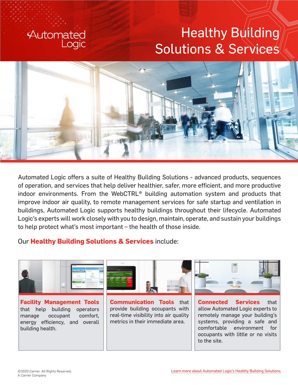 Healthy Building Solutions & Services Brochure