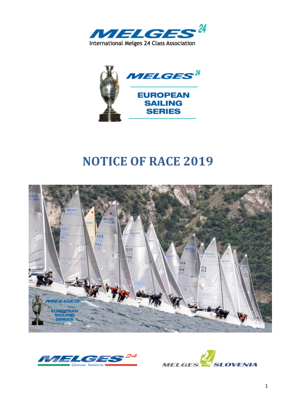 Notice of Race 2019